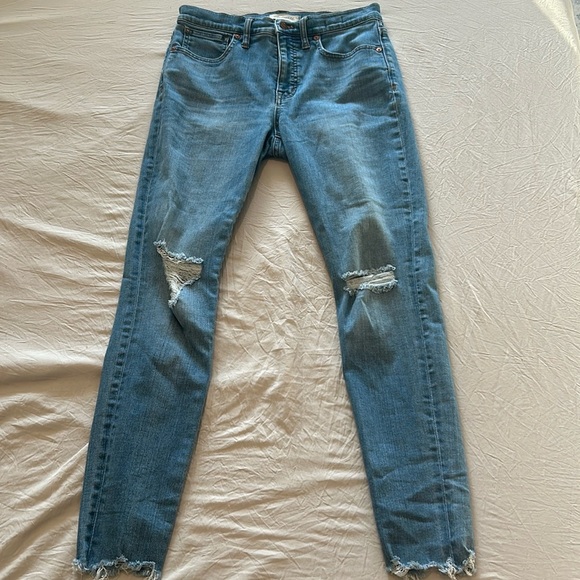 Madewell Women’s 9” High Rise Skinny Jeans Size 28 - Picture 1 of 6